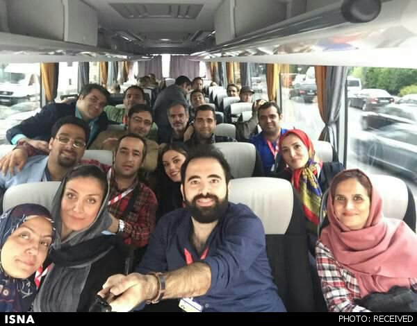 سلفی خبرنگاران ایرانی پس از توافق