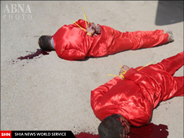 اعدام مردان الانبار به دست داعش + تصاویر