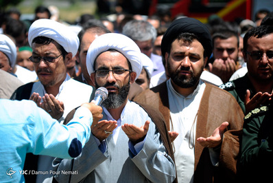 تصاویر/ تشییع شهید مدافع حرم در البرز