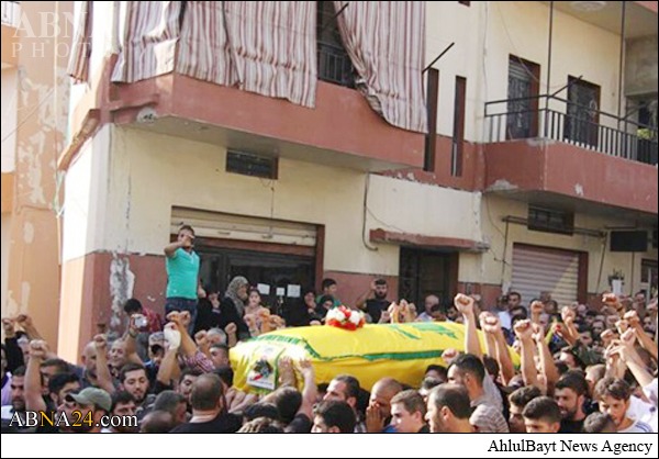 عکس/ تشییع شهید20ساله حزب الله