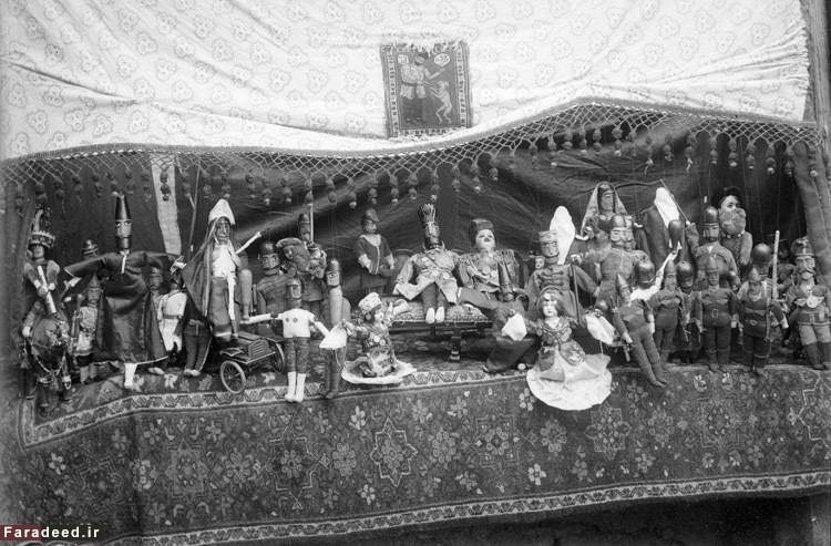 تصاویر نمایش عروسکی در عصر قاجار