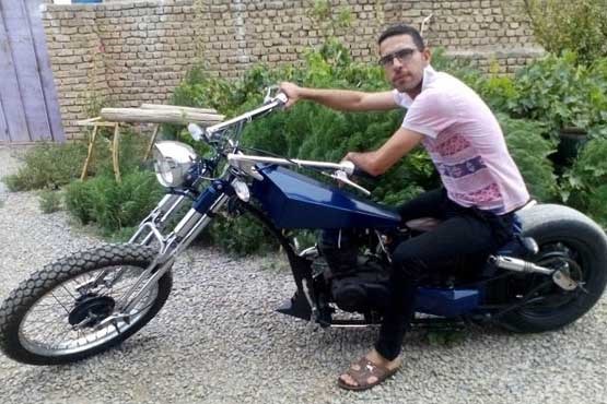 موتورسیکلت دست‌ساز ایرانی+ عکس