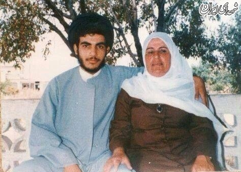 سید حسن نصرالله در کنار مادر گرامی‌اش +عکس