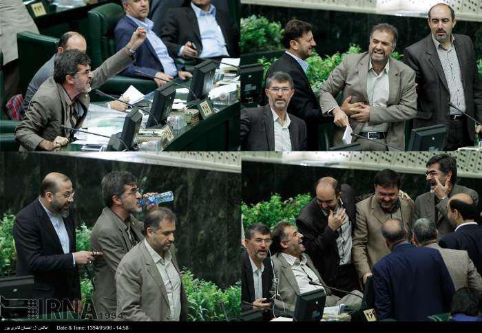 درگیری لفظی جلالی با کوچک‌زاده  در مجلس+عکس