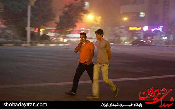 عکس/طوفان و گرد و غبار در تهران