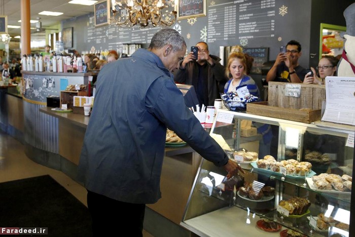 وقتی اوباما در آلاسکا هوس بستنی ‌می‌کند + تصاویر