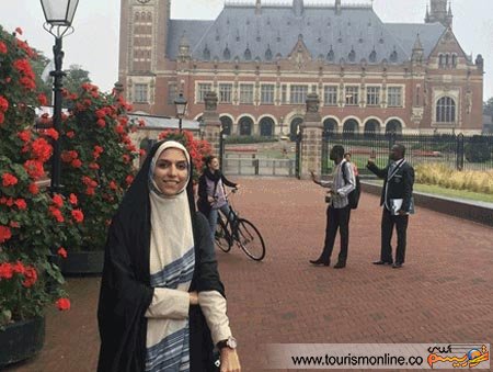مجری زن تلویزیون ایران در سفر به هلند + عکس