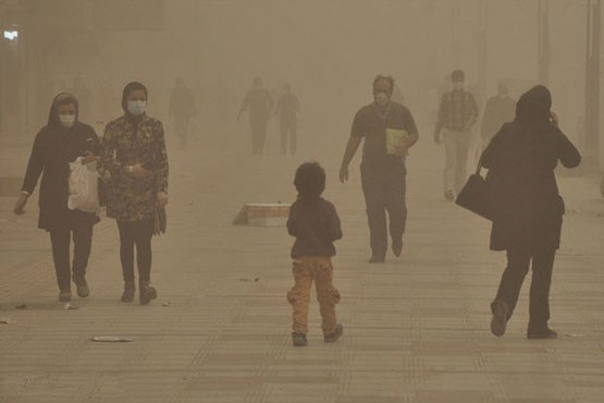 گرد و غبار، خوزستان را محاصره کرد + عکس