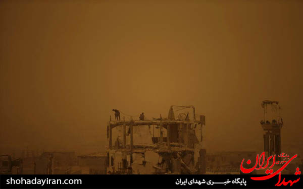 عکس/طوفان شن در خاورمیانه