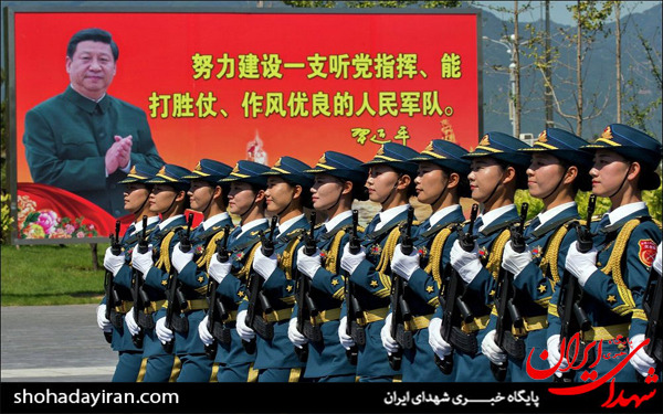 عکس/تمرین رژه نظامی چین