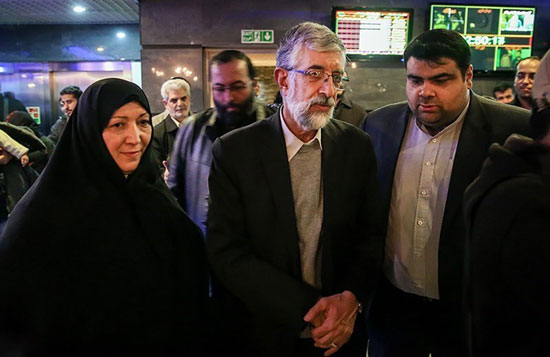 غلامعلی حداد عادل در کنار همسرش + عکس