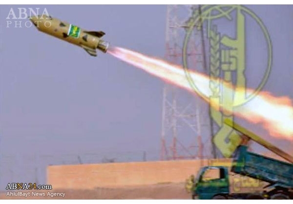 رزمایش سپاه بدر عراق با شلیک موشک سلام1