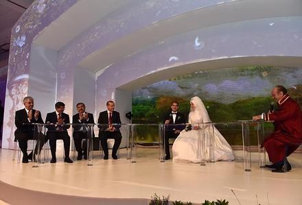 اردوغان در مراسم عروسی پسر عبدالله گل+عکس