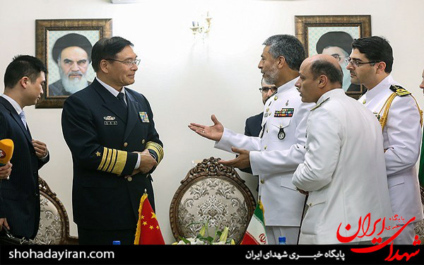 عکس/دیدار جانشین رئیس ستادمشترک ارتش چین با فرمانده نیروی دریایی ارتش