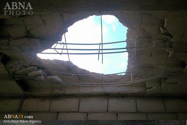 حمله موشکی تروریست ها به شهر «حمص» سوریه + عکس