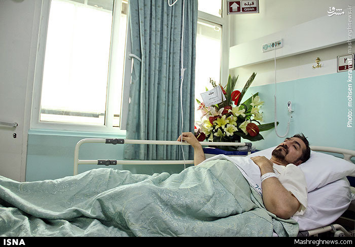 مجری پیشکسوت تلویزیون در بیمارستان+تصاویر