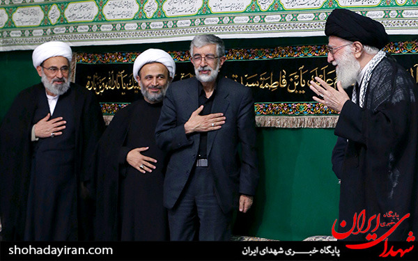 عکس/عزاداری شب تاسوعا در حسینیه امام خمینی در حضور رهبر انقلاب