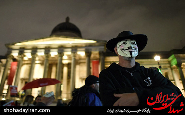 عکس/تظاهرات ضد سرمایه داری در لندن‎