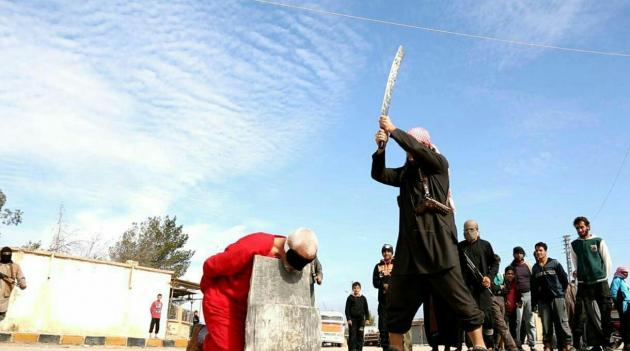 اعدام سه نفر در حسکه  توسط داعش+تصاویر