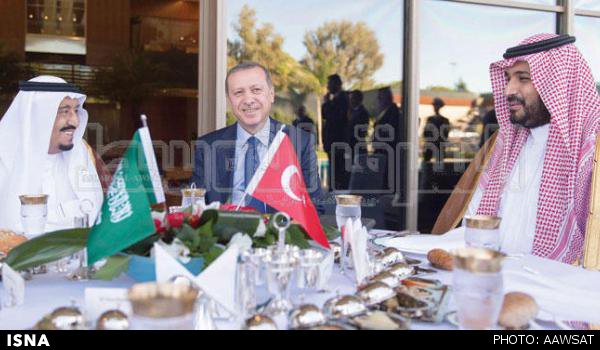 ناهار کاری اردوغان و ملک‌سلمان در آنتالیا! +عکس