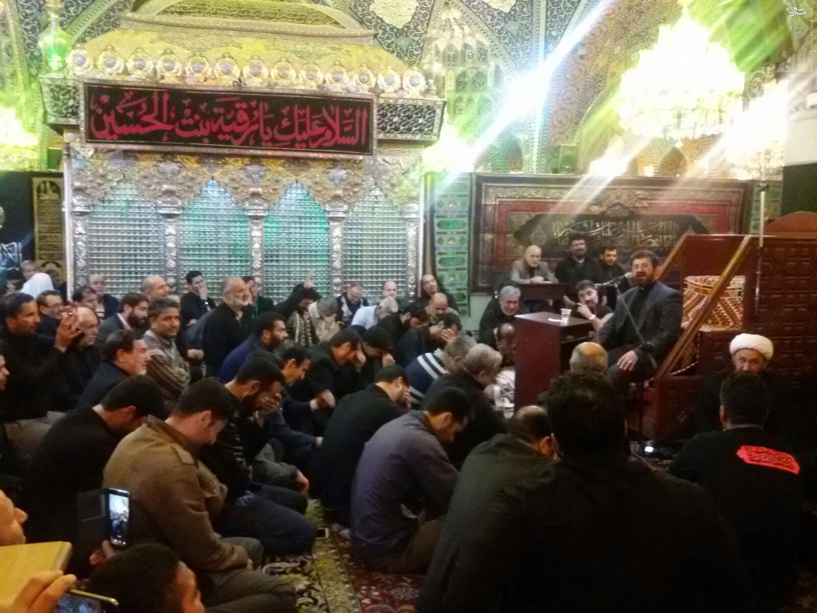 عزاداری شهادت حضرت رقیه (س) در دمشق+تصاویر