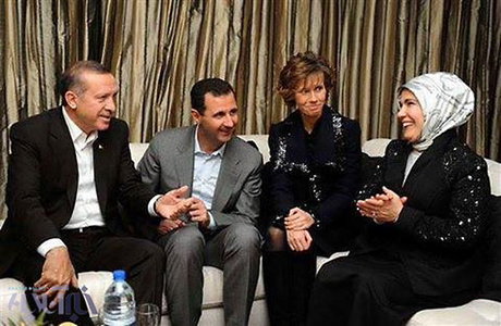 روزهای خوش بشار اسد و اردوغان + عکس