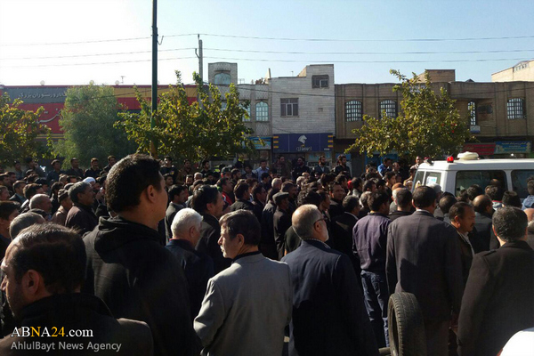 تشییع شهید مدافع حرم در استان تهران + تصاویر