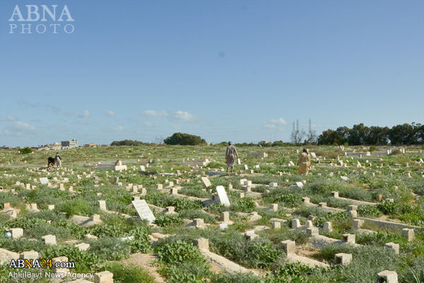 تخریب قبرستان لیبی توسط داعش+تصاویر