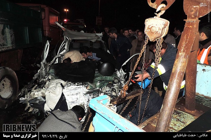 عکس/ تصادف خودروی سواری با خاور در نکا