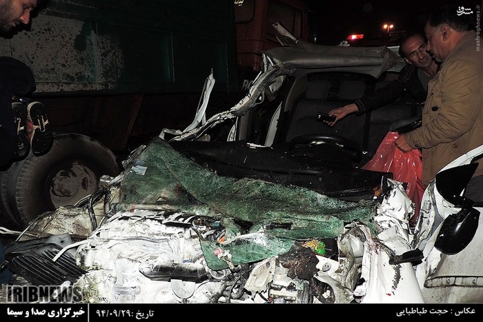 عکس/ تصادف خودروی سواری با خاور در نکا