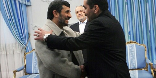 سمیر قنطار در کنار محمود احمدی‌نژاد +عکس