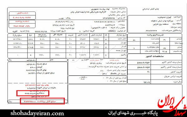 بدهی 3 میلیاردی ریاست جمهوری به شرکت برق!