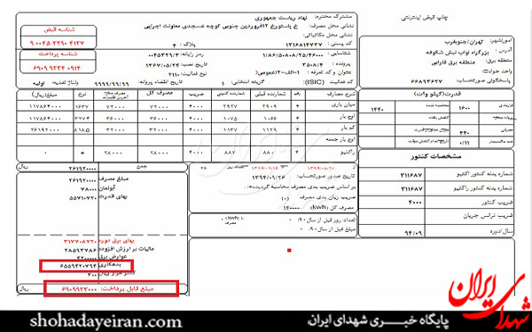 بدهی 3 میلیاردی ریاست جمهوری به شرکت برق!