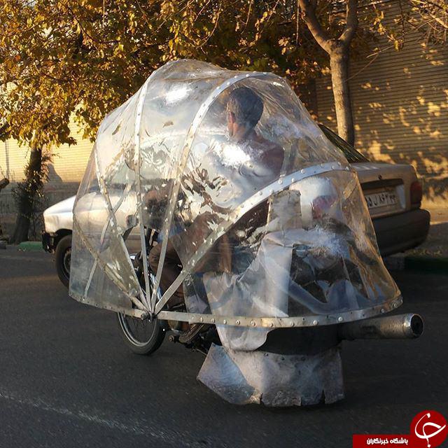 موتور سیکلت فضایی در تهران +عکس