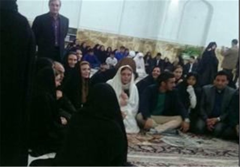 برگزاری مراسم عقد قوچان نژاد در حرم مطهر رضوی+عکس