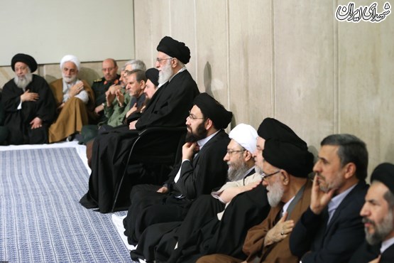 احمدی نژاد در مراسم بزرگداشت هاشمی+عکس