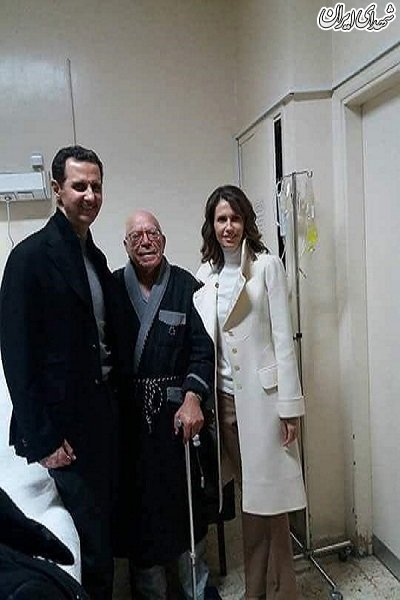دیدار اسد و همسرش با اسقف مسیحیان+عکس