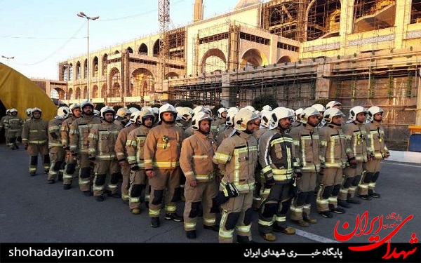 عکس/شهیدان آتش نشانی در انتظار تشییع