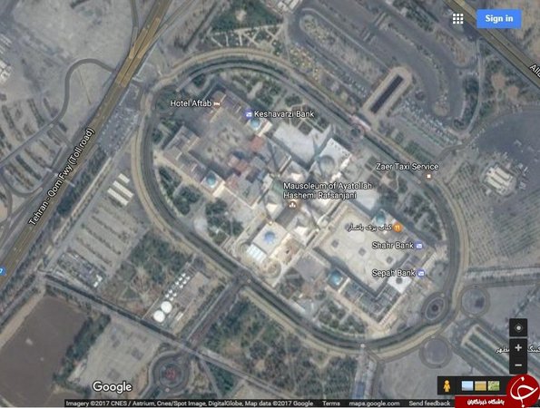 گوگل‌مپ نام حرم امام خمینی را تغییر داد +عکس