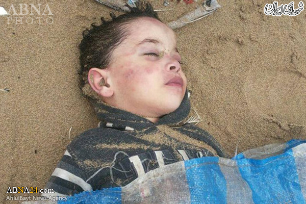 جنازه کودک سوری در سواحل لبنان + عکس