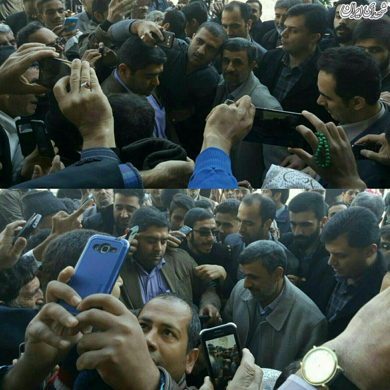 احمدی نژاد در حرم حضرت امام رضا(ع)+عکس