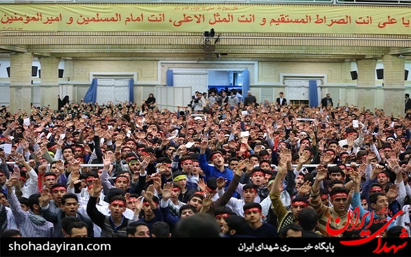عکس/دیدار اعضای اتحادیه انجمن‌های اسلامی دانش آموزان با رهبر انقلاب