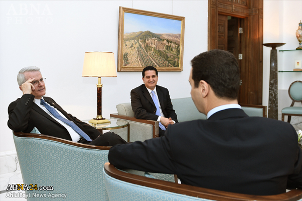 سناتور آمریکایی با بشار اسد دیدار کرد + عکس
