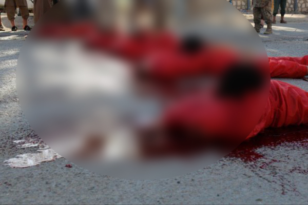 ذبح دسته جمعی مردان سوری به دست داعش + عکس