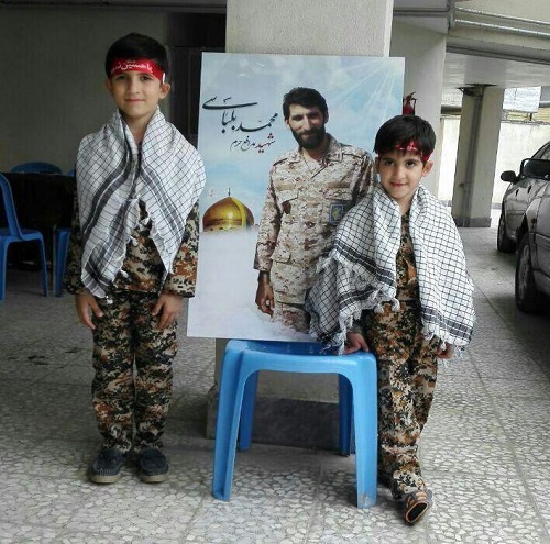 پسران شهید بلباسی پس از شهادت پدر+عکس