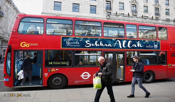 تبلیغات اسلامی بر روی اتوبوس‌های انگلیس+عکس