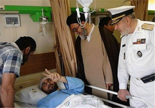 جانباز تکاور مدافع حرم ارتش در بیمارستان +عکس