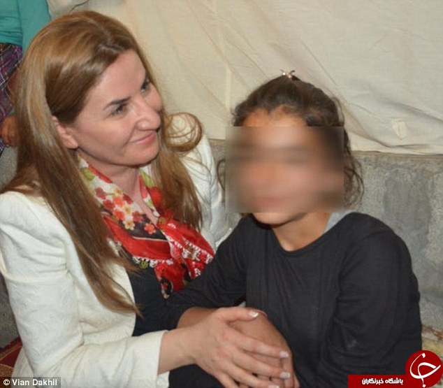تصاویر/ فرار دختر 12 ساله ایزدی از دست داعش
