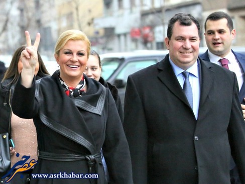 رییس جمهور کرواسی در کنار همسرش +عکس