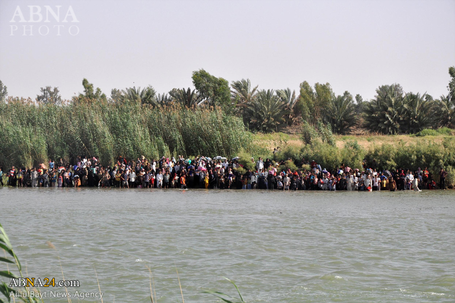 عکس / فرار مردم فلوجه از دست داعش
